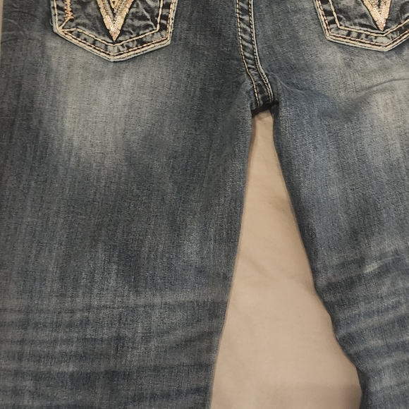 Women's Blue Jeans Maurices Vigoss 9/10 L33 Heritage Fit - Picture 2 of 5